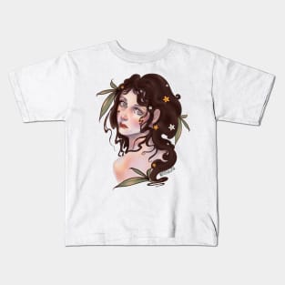 Romanticism Shakespeare inspire Ophelia / nymph Kids T-Shirt